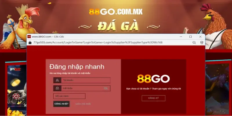 Tạo tài khoản dễ dàng, tham gia cá cược nhanh chóng